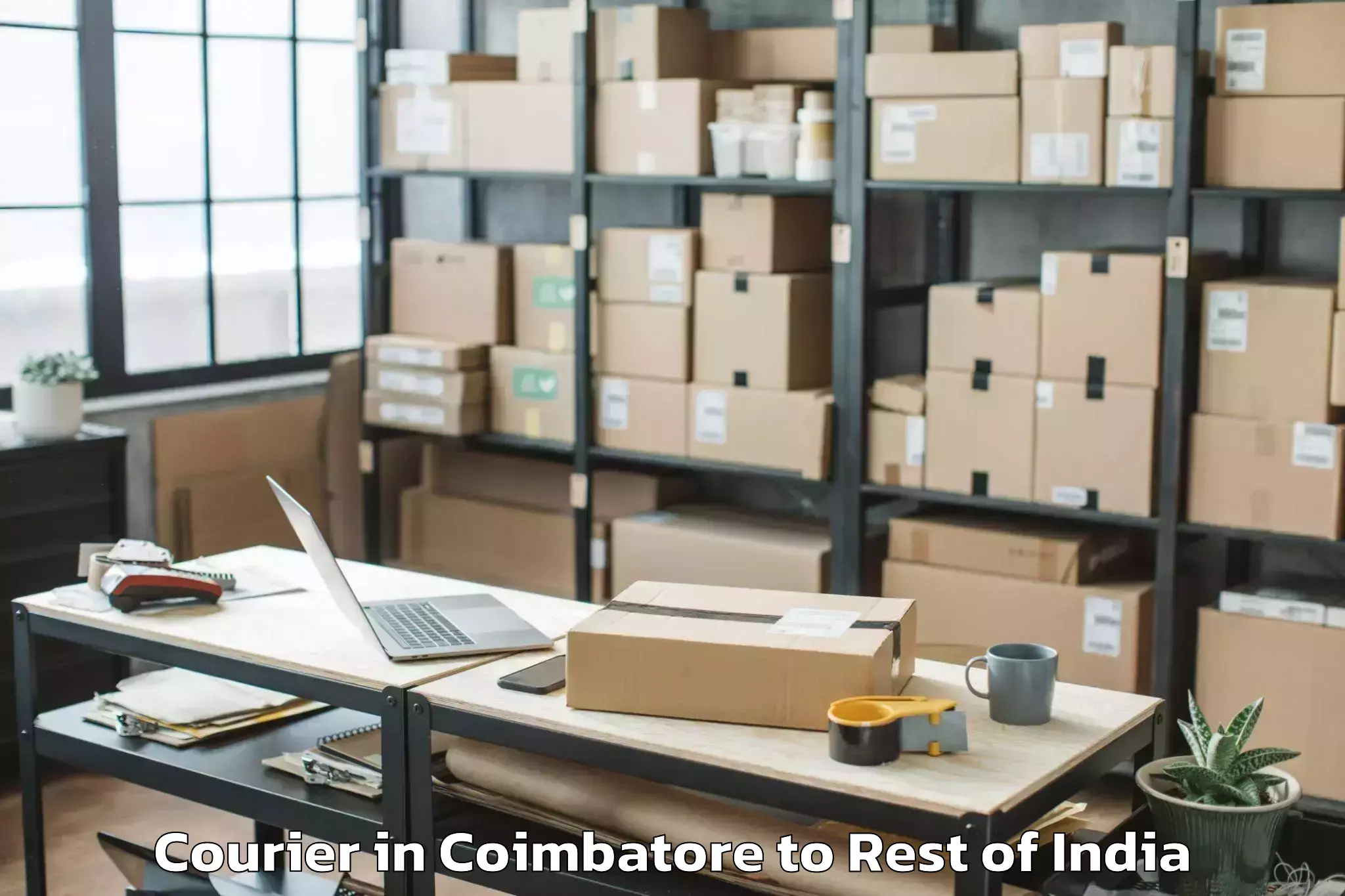 Affordable Coimbatore to Pampore Courier